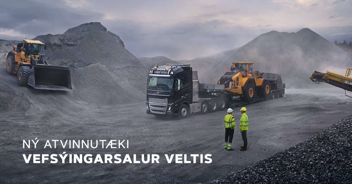 Ný atvinnutæki | Veltir | Volvo vinnuvélar Dieci skotbómulyftarar Humus ...